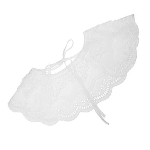 GALPADA Damen Abnehmbarer Spitzenkragen Aus Falscher Kragen Für Blusen Und Pullover Komfortable Und Vielseitige Kleidungsergänzung Für Täglichen Gebrauch von GALPADA