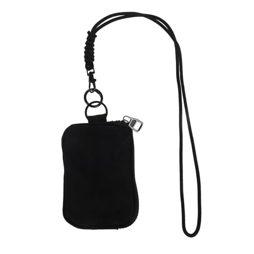 GALPADA Schlüsselkartenetui Mit Reißverschluss Tragbare Kleine Hängetasche Münzbörse Für Outdoor-aktivitäten Raum Für Karten Schlüssel Und Kopfhörer von GALPADA