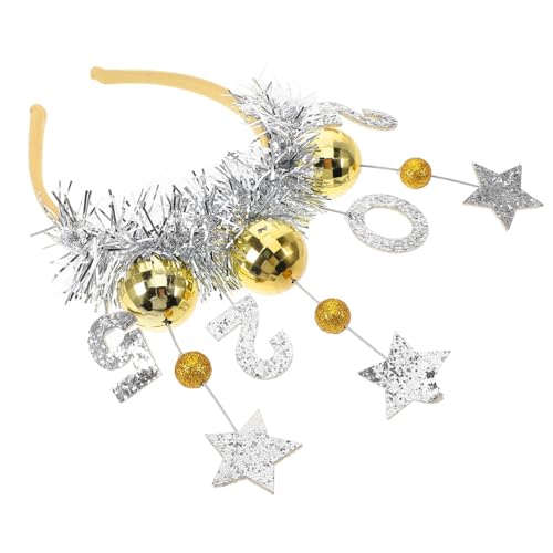 GALPADA Happy Year Haarreif Glitzernde Für Silvesterfeiern Fotorequisiten Und Neujahrspartys Und Leicht Für Unvergessliche Erinnerungen von GALPADA