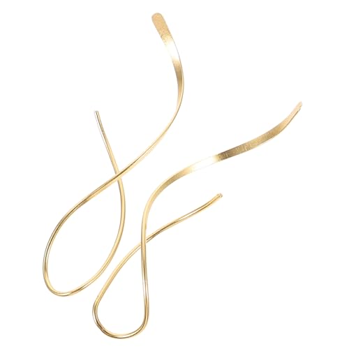 GALPADA Geometrische Ohrhänger Damen Unregelmäßige Wellenlinie Ohrschmuck Modisch Für Alltag Festliche Anlässe von GALPADA
