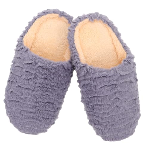 GALPADA Geräuschlose Rutschfeste Hausschuhe für Weiche Sohle Leichter Indoor Schuh Warm und Komfortabel für Holzfußböden Geeignet für Frühling Herbst und Winter von GALPADA