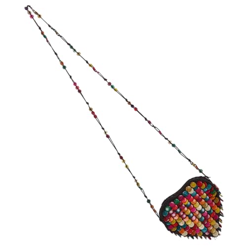 GALPADA Gewebte Umhängetasche Western Umhängetaschen Für Damen Schultergurt Geldbörse Gehäkelte Aufbewahrungstasche Clutches Für Damen Ethnische Münzbörse Kleine Geldbörse Für von GALPADA