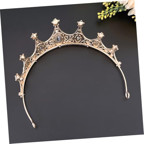 GALPADA Glänzende Strass Tiara Haarschmuck für Mädchen Leichte Hochzeit Haarschmuck Krone Geeignet für Braut Blumenmädchen Kostümpartys und Festliche Anlässe von GALPADA