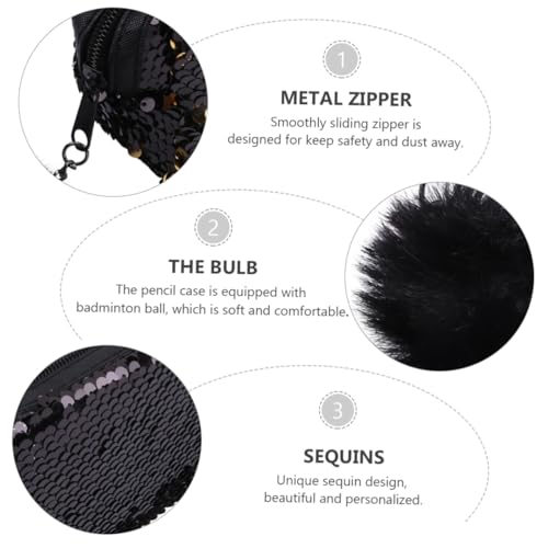 GALPADA Glitzernde Meerjungfrau Federmappe mit Pailletten Kosmetiktasche und Schreibwaren Organizer Geräumige Langlebige Stifttasche für Damen und Jugendliche Vielseitige von GALPADA