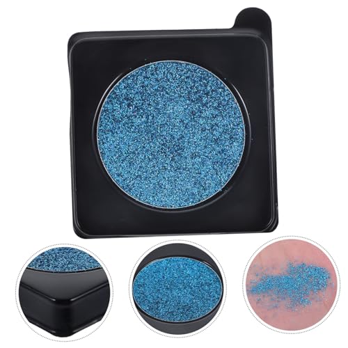 GALPADA Glitzernder Lidschatten in Blau Schimmerndes Hochpigmentiertes Pulver Schnelltrocknend und Hautfreundlich Tragbar für Party Club Bühne und DIY make up von GALPADA