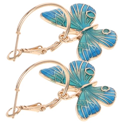 GALPADA Gothic Schmetterlingsohrringe Tropfen Design Leicht Damen Ohrschmuck Alltag Blau Trendiger Öl Look Modeschmuck Accessoire GALPADA Gothic Schmetterlingsohrringe Tropfen Design Leicht Damen Ohrschmuck Alltag Blau Trendiger Öl Look Modeschmuck Accessoire von GALPADA
