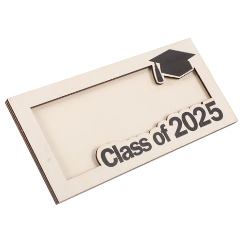 GALPADA Graduation Holz Kartenhalter Geldbörse Business Card Organizer für Herren Damen Multifunktionaler Visitenkartenetui Kreditkarten Fotos Aufbewahrung Abschlussfeier von GALPADA