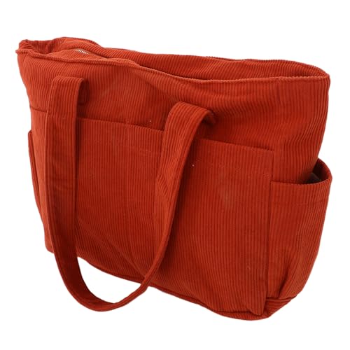 GALPADA Große Canvas Messenger Bag aus Robustem Segeltuch Japanisch Minimalistisches Design Vielseitige Umhängetasche mit Hoher Kapazität für Uni Arbeit und Freizeit Orange von GALPADA