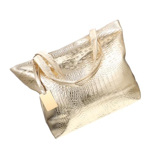 GALPADA Große Tragetasche Aus Kunstleder Für Damen Übergroße Handtasche Mit Reißverschluss Laptoptasche Mit Großem Fassungsvermögen Lässige Schultertragetasche Für Alltag Und GALPADA Große Tragetasche Aus Kunstleder Für Damen Übergroße Handtasche Mit Reißverschluss Laptoptasche Mit Großem Fassungsvermögen Lässige Schultertragetasche Für Alltag Und von GALPADA