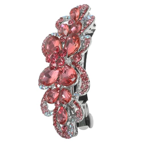 GALPADA Großer Damen Haarklammer mit Kristallblume Frühling Haarclip Metall Rutschfest und Langlebig Starker Federmechanismus für Pferdeschwanz und Festliche Anlässe GALPADA Großer Damen Haarklammer mit Kristallblume Frühling Haarclip Metall Rutschfest und Langlebig Starker Federmechanismus für Pferdeschwanz und Festliche Anlässe von GALPADA