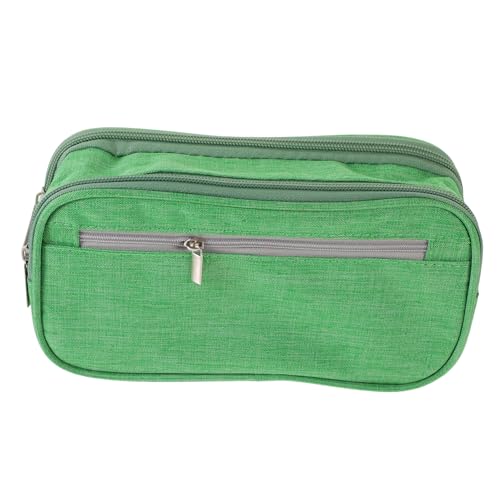 GALPADA Großes Federmäppchen mit Reißverschluss Dreischichtiges Multifunktionales Stiftemäppchen für Schule und Büro Leichte Faltbare Tasche zur Stifteaufbewahrung für Jungen und Teenager von GALPADA