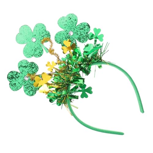 GALPADA Grüner St Patrick's Day Haarreif mit Eleganter Quasten dekoration Leichtes Bequemes Irish Festival Accessoire für Party und Karneval Kleeblatt Festliche Stimmung von GALPADA