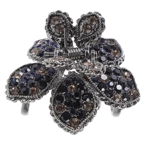 GALPADA Haarknoten-clip Mit Strass Pferdeschwanz-klammer Für Damen Haarspange Blumen-design Haarklemme Für Verschiedene Frisuren GALPADA Haarknoten-clip Mit Strass Pferdeschwanz-klammer Für Damen Haarspange Blumen-design Haarklemme Für Verschiedene Frisuren von GALPADA
