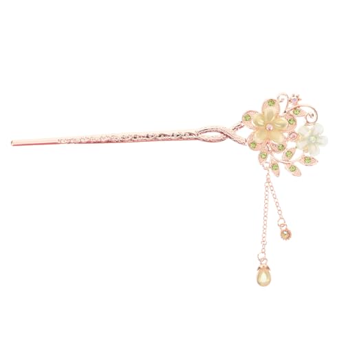 GALPADA Haarnadel für Damen Klassischer Haarstab mit Blumen Design und Schmuckstein Haaraccessoire für Lange Haare Stilvolles und Farbenfrohes Haarschmuck für von GALPADA