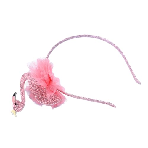 GALPADA Haarreif Flamingo Dekoratives Stirnband mit Lustigem Flamingo Design Vielseitig für Strand und Festparty Leichte Kopfbedeckung für Bühnenauftritte und Karneval von GALPADA