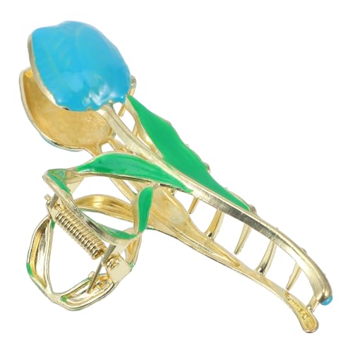 GALPADA Haarklammer Mit Tulpenblüte Große Haarklammer Für Frauen Und Mädchen Blumen-haarspange Für Party Zeremonie Hochzeit Alltag Robust Starke Haltekraft Feines Und Dickes Haar von GALPADA