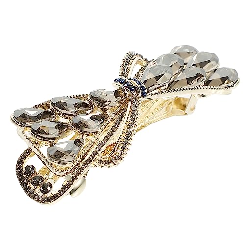 GALPADA Haarspange mit Strasssteinen Federleichter Frühlingsclip für Damen Robuste Haarklammer für Dickes Haar Vielseitiger Haarschmuck für Hochzeit Party und Alltag von GALPADA