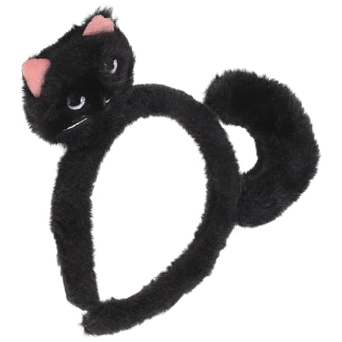 GALPADA Halloween Katzenohren Haarreif Lustiges Cosplay Stirnband für Partys Plüsch Kopfband für Dekoration und Kostüm für Halloween und Themenveranstaltungen von GALPADA