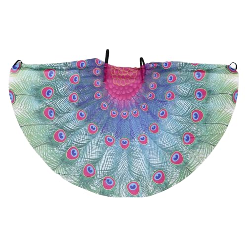 GALPADA Halloween Cosplay Pfau Cape Bühne Leistung Schal Jungen Und Mädchen Party Cape Stilvolle Vintage von GALPADA