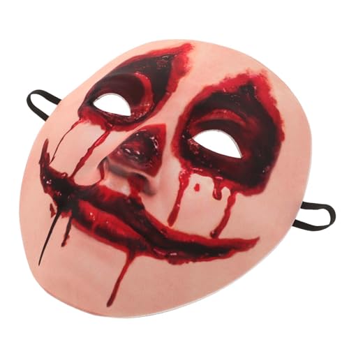 GALPADA Blutige Maske Horror Geisterbraut Für Halloween Party Cosplay Requisite Zubehör Für Frauen Mädchen Eva Material von GALPADA