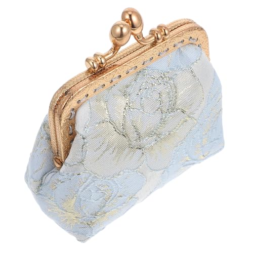 GALPADA Handgefertigte Damen Clutch mit Perlendekor Chinesischer Stil Vintage Geldbörse mit Vielseitigem Stauraum für Münzen und Schlüssel für Hochzeit und Party Elegant und Praktisch von GALPADA