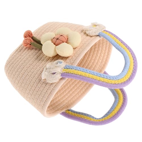 GALPADA Handtasche Damen Baumwollseil Gewebte Strandtasche Große Kapazität Sommer Strand Shopper Vielseitige Tragetasche für Urlaub Alltag von GALPADA