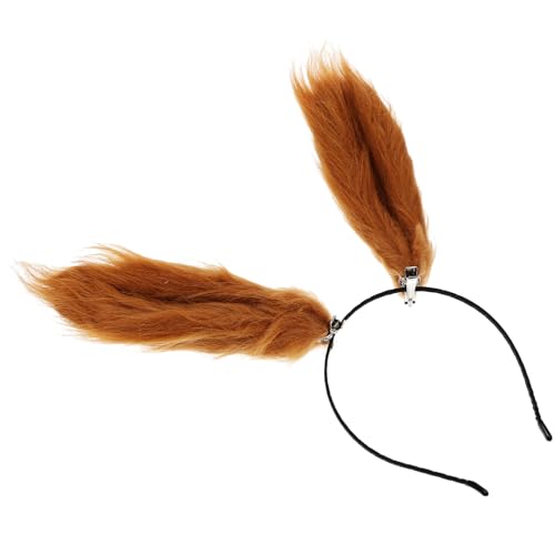 GALPADA Hasenohren Haarband für Plüsch Tierohren Kopfbedeckung für Partys Cosplay und Besondere Anlässe Süßes Accessoire für Unvergessliche Fotos von GALPADA