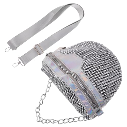 GALPADA Glänzende Damen Gürteltasche Stilvolle Umhängetasche Pu Für Reisen Freizeit Glitzernde Hüfttasche Für Outdoor Shopping von GALPADA