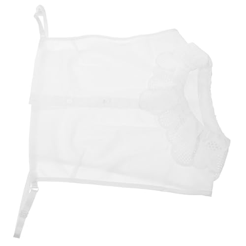 GALPADA Abnehmbare Fake-kragenbluse Für Damen Modischer Halblang-kragen Vielseitiges Kleidungsaccessoire Für Frische Looks Aus Elegantem Für Freizeit Und Büro von GALPADA