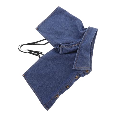 GALPADA Detachable Fake Collar Für Männer Und Frauen Abnehmbarer Choker Im Faux-denim-look Vielseitiges Accessoire Für Stilvolle Outfits Übergangssaisons von GALPADA