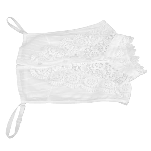 GALPADA Fake Collar Abnehmbarer Kragen Für Damen Elegante Spitze Halbshirt-design Vielseitig Und Atmungsaktiv Für Formelle Und Freizeitkleidung von GALPADA