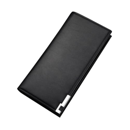 GALPADA Lange Herren-Brieftasche Aus Hochwertigem Pu- Praktische Geldbörse Mit Münzfach Geeignet Für Kreditkarten Und Bargeld Schlichtes Design Für Täglichen Gebrauch von GALPADA