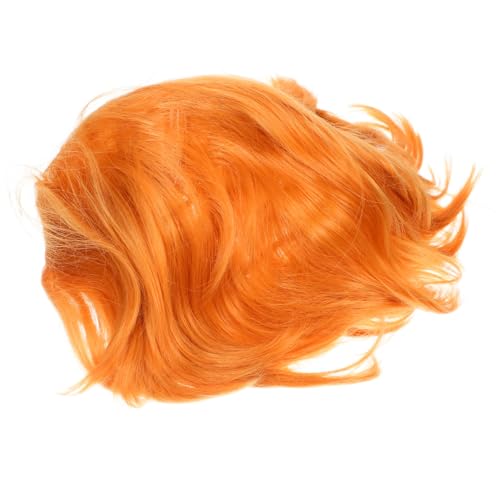 GALPADA Herren Kurzhaar Perücke Gold Glänzend Hitzeresistente Synthetikfasern Für Halloween Cosplay Alltag Komfortabel Und Langlebig von GALPADA