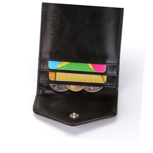 GALPADA Kleiner Herren Geldbeutel Aus Pu- Schlankes Design Business-Clutch Mit Anti-RFID-Schutz Vielseitig Einsetzbar Als Brieftasche Oder Kartenetui von GALPADA