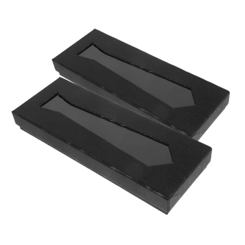 GALPADA 2 Stück Krawattenboxen Für Herren Stilvolle Aufbewahrung Reiseetui Stabile Konstruktion Stilvolles Design Geschenkbox Für Anzugkrawatten von GALPADA