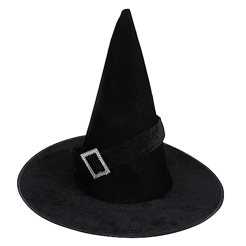 GALPADA Hexenhut Erwachsenenkostüm Spinnenkostüm Fee Hexenhut Grün Party Helles Paillettenkleid Ballhut Verzierter Hexenumhang Stab Haarfärbemittel Umhang Halloween Für von GALPADA