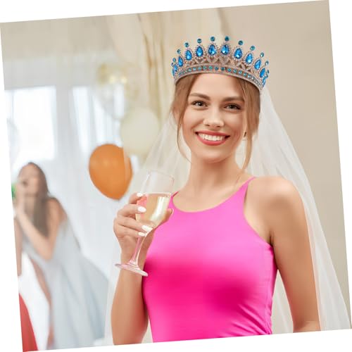 GALPADA Hochzeitsdiadem Braut Tiara mit Funkelnden Strasssteinen Kopfbedeckung für Frauen Geburtstagskrone und Festlicher Haarschmuck Leichtes Bequemes Design für Hochzeit Party GALPADA Hochzeitsdiadem Braut Tiara mit Funkelnden Strasssteinen Kopfbedeckung für Frauen Geburtstagskrone und Festlicher Haarschmuck Leichtes Bequemes Design für Hochzeit Party von GALPADA