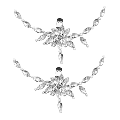GALPADA Hochzeitsschuhe Clip Schnallen Mit Funkelnden Strasssteinen Elegante Schuhdekoration Für Damen Abnehmbare Charms Für Hochzeits Und Festtagslook GALPADA Hochzeitsschuhe Clip Schnallen Mit Funkelnden Strasssteinen Elegante Schuhdekoration Für Damen Abnehmbare Charms Für Hochzeits Und Festtagslook von GALPADA