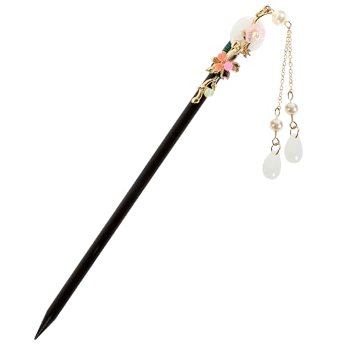 GALPADA Hölzerne Haarstäbchen Für Frauen Retro Chinesischer Haarschmuck Vintage Haarstab Aus Holz Haarnadeln Für Formelle Anlässe Haarschmuck Mit Quaste von GALPADA