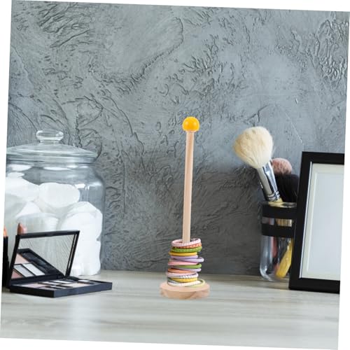 GALPADA Holz Haarschmuck Organizer Ständer Langlebig und Formbeständig Vertikaler Scrunchies und Haargummi Halter Praktischer Aufbewahrungsständer für Mädchen und Frauen Übersichtliche von GALPADA