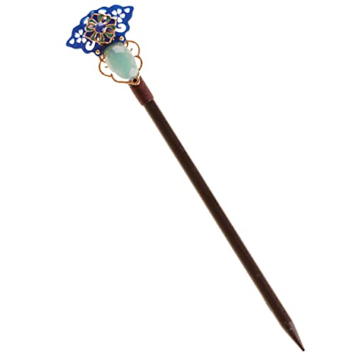 GALPADA Holz Haarstäbe Chinesischer Stil Haarschmuck mit Glasur Leicht und Elegant für Damen Vintage Haarnadel für Hochzeit Alltag Valentinstag von GALPADA