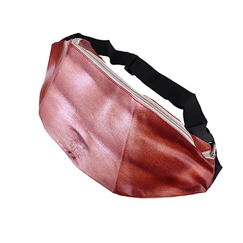 GALPADA Lustige Bauchmuskel-Muster-Aufbewahrungstasche Hüfttasche Für Sport Kreative Pu-hüfttasche Für Damen Geldaufbewahrungstasche Wetterfeste Hüfttasche Mit Großem Hauptfach von GALPADA