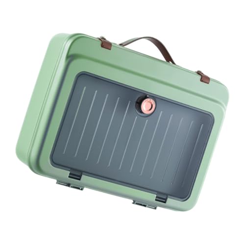 GALPADA Id-Aufbewahrungstasche Organizer-Boxen Ordner Organisator Aus Papier Unterlagen Dateien Desktop-Organizer Brieftasche Für Visitenkartenhalter Reisegeldbörse Dateiteiler Green Abs von GALPADA