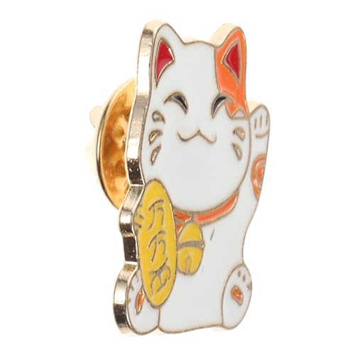GALPADA Japanische Stil Katzenbrosche aus Langlebiger Niedlicher Cartoon Anstecker für Damen Modisches Accessoire für Pullover Mantel Rock und Formelle Kleidung von GALPADA