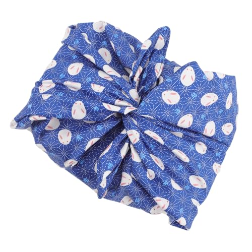 GALPADA Japanisches Furoshiki Wickeltuch mit Kaninchenmuster Vielseitiges Geschenkverpackungsstoff Langlebiges Waschbares Stofftuch für Bento Tischdecke und Handkerchief für Familie und von GALPADA