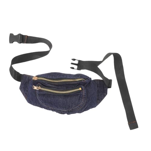 GALPADA Jeans-gürteltasche Für Damen Aus Denim-Material Mit Verstellbarem Riemen Brusttasche Als Hüftbeutel Oder Umhängetasche Für Täglichen Gebrauch Und Reisen Praktisch Und Nützlich von GALPADA
