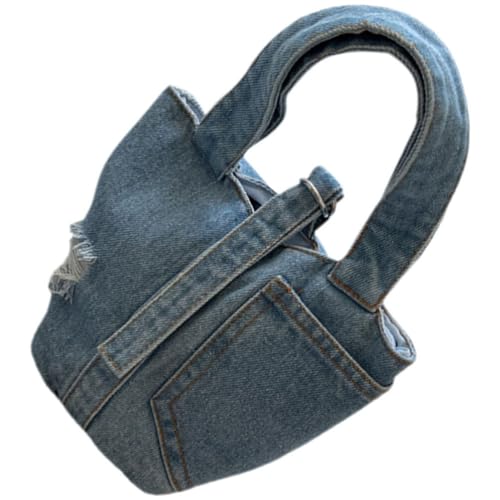 GALPADA Jeans-geldbörse Für Mädchen Jeans-geldbörse Für Die Reise Jeanshandtasche Für Mädchen Einkaufstasche Für Frauen Jeanstasche Für Die Reise Tragetasche Geldbörsen Tragbar Denim Damen von GALPADA