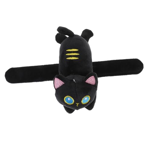 GALPADA Katzenförmiges Slap Armband Weiches Plüscharmband für Mottopartys Niedliches Tierdesign Geschenkidee für Katzenliebhaber im Paket von GALPADA