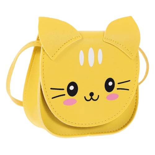 GALPADA Katzenschultertasche Aus Pu-Material Bezauberndes Cartoon-Design Praktische Crossbody-Tasche Für Teenager-mädchen Vielseitig Einsetzbar Für Alltag Und Partys von GALPADA