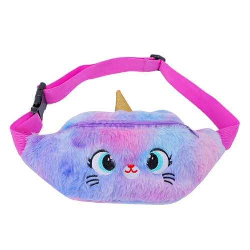 GALPADA Plüsch-Einhorn-gürteltasche Für Mädchen Brusttasche Für Junge Mädchen Umhängetasche Aus Langlebigem Material Leicht Und Zu Tragen von GALPADA